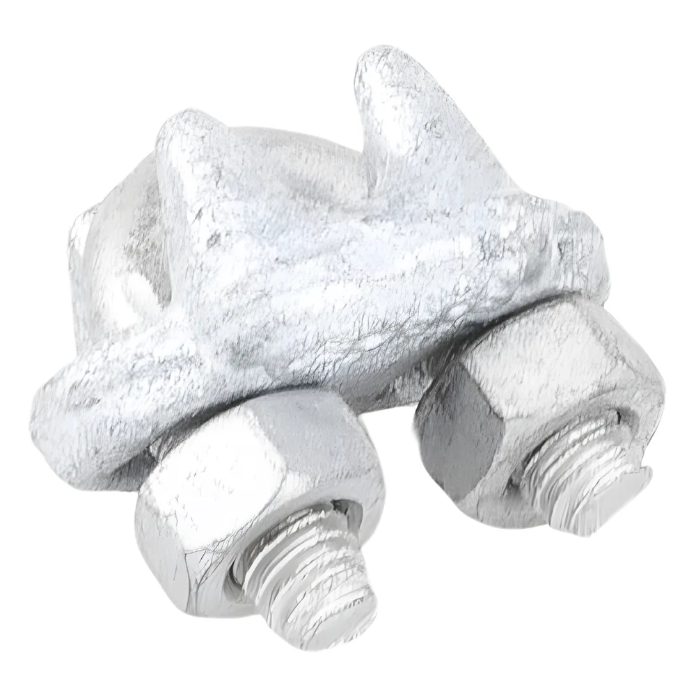 Nudo/ Perro/ Abrazadera Acero Forjado para Cable de 1/4" Galv. por Inmersión en Caliente. – vista 4