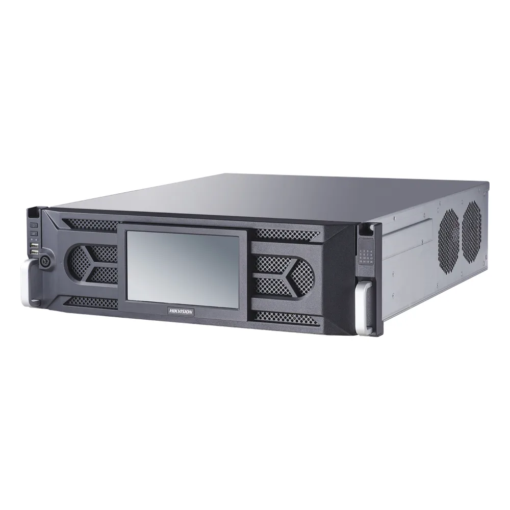 NVR 12 Megapixel (4K) / 64 Canales IP / 16 Bahías de Disco Duro / 4 Tarjetas de Red / RAID con Hot Swap / Reconocimiento Facial