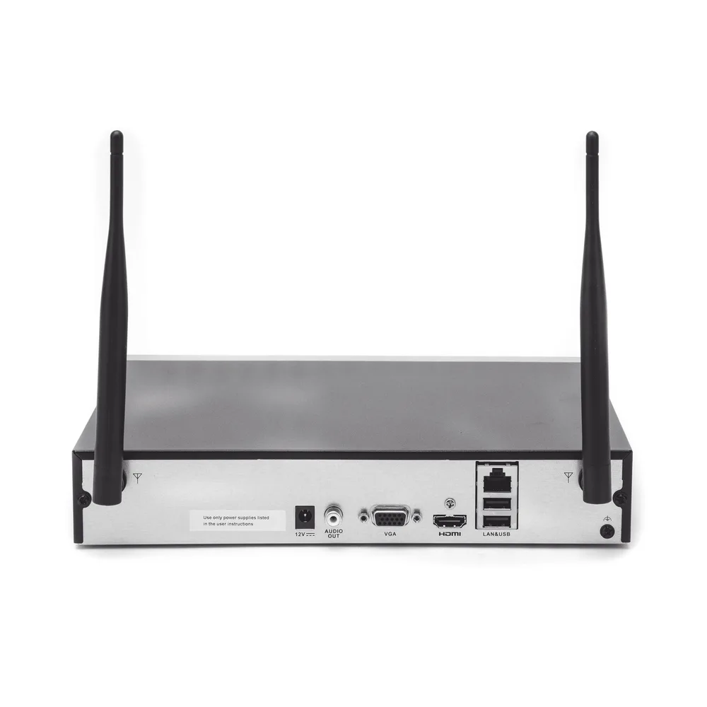 NVR 4 Megapixel / 4 canales IP / 1 Bahía de Disco Duro / 2 Antenas Wi-Fi / Salida de Vídeo Full HD – vista 5