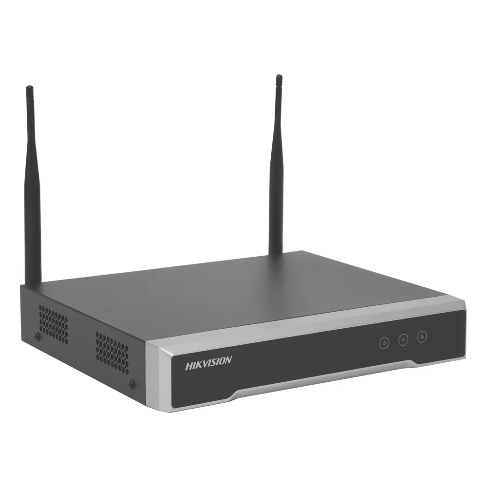 NVR 4 Megapixel / 4 canales IP / 1 Bahía de Disco Duro / 2 Antenas Wi-Fi / Salida de Vídeo Full HD