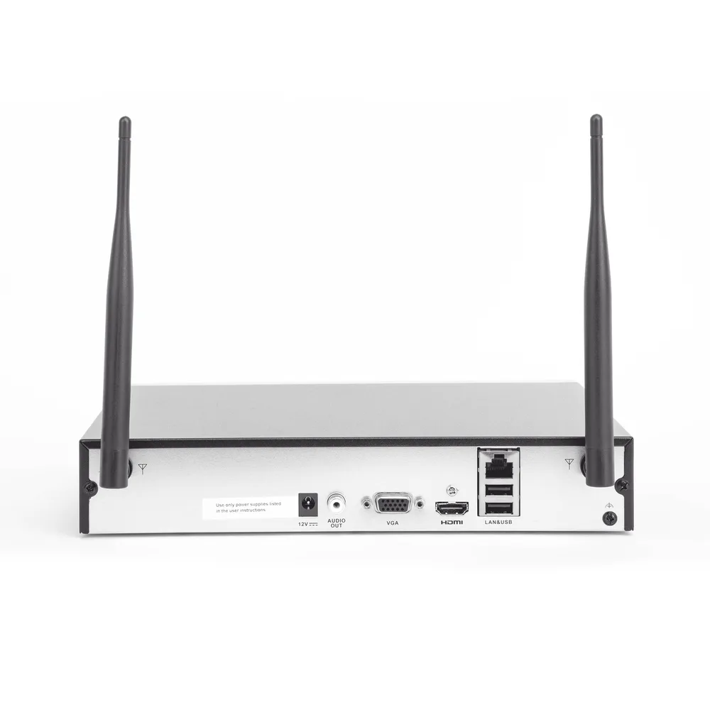 NVR 4 Megapixel / 8 canales IP / 1 Bahía de Disco Duro / 2 Antenas Wi-Fi / Salida de Vídeo Full HD – vista 5