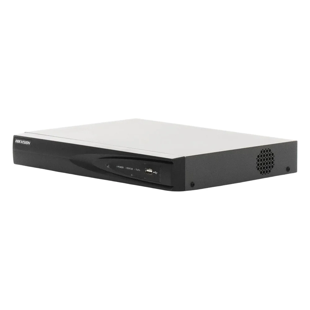 NVR 8 Megapixel (4K) (Compatible con Cámaras ACUSENSE) / 4 canales IP / 4 Puertos PoE+ / 1 Bahía de Disco Duro / Salida de Vídeo en 4K / 300 Metros PoE Modo Extendido – vista 3