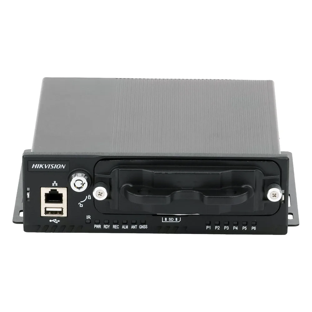 NVR Móvil Vehicular de 8 Canales / 4 PoE + 4 vía Switch / 2 Megapixel / H.265 / GPS + Sensor G / 2 Bahías HDD / RJ45 / Aluminio Industrial – vista 2