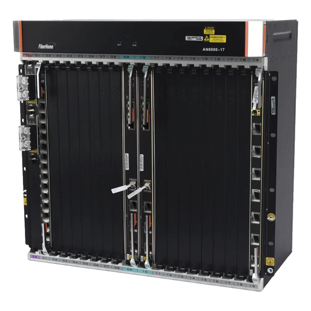 OLT Carrier Class Modular GPON, 16 Ranuras de Servicio, Incluye 1 Tarjeta de Servicio, crecimiento hasta 256 puertos GPON o 128 XGPON, Gestión por UNM2000, CLI, (Incluye Instalación de Software UNM2000) – vista 2