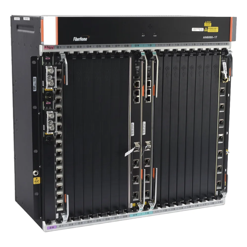 OLT Carrier Class Modular GPON, 16 Ranuras de Servicio, Incluye 1 Tarjeta de Servicio, crecimiento hasta 256 puertos GPON o 128 XGPON, Gestión por UNM2000, CLI, (Incluye Instalación de Software UNM2000) – vista 3