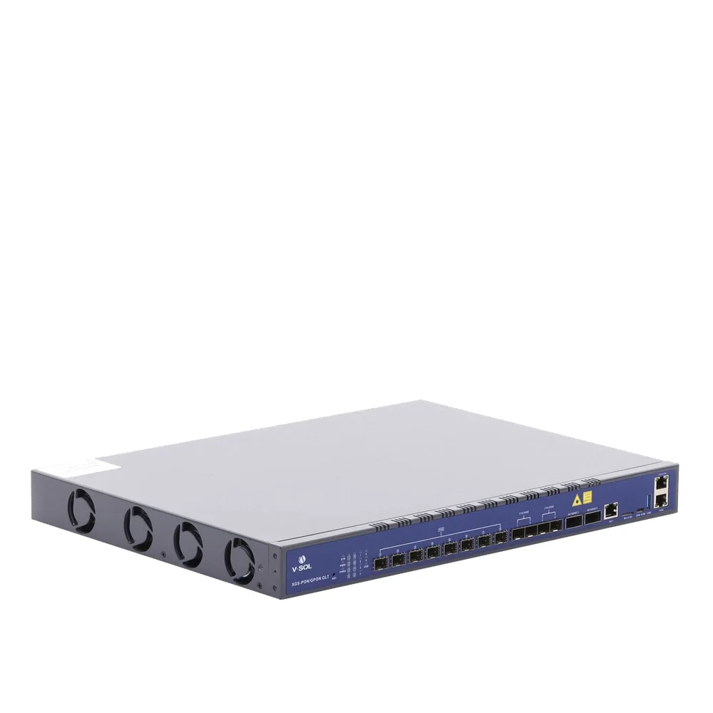 OLT Combo de 8 Puertos XGSPON/GPON / 7 Puertos Uplink (1 Puerto RJ45 + 4 Puertos SFP28 + 2 Puertos QSFP28) /  Hasta 2,048 ONUs – vista 4