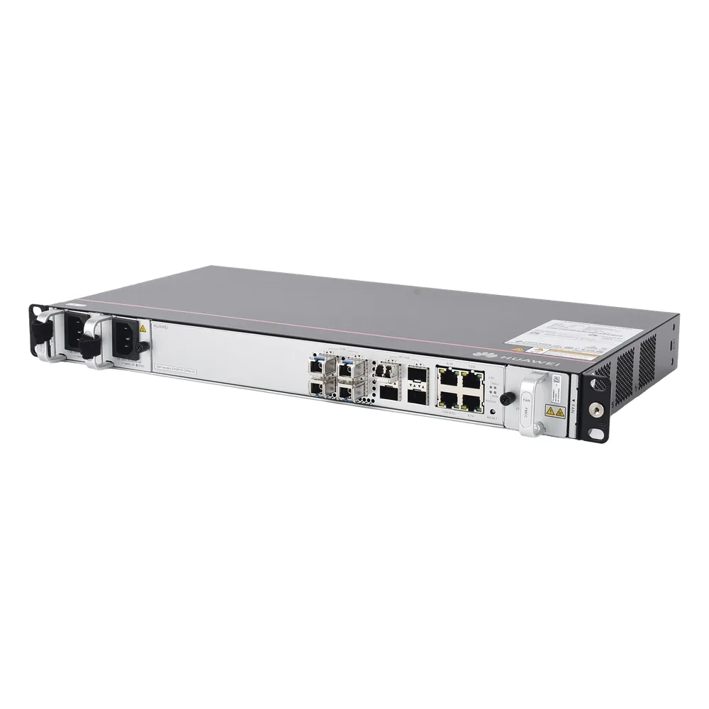 OLT GPON OptiXAccess 4 Puertos con Módulos C+, 4 Puertos Uplink (10GE/GE), Hasta 256 ONTs, 2 Fuentes de Alimentación AC, 1 UR – vista 3