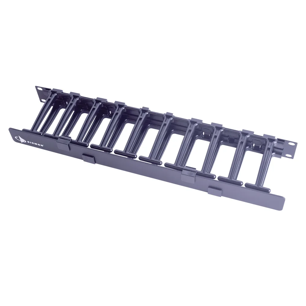 Organizador de Cable Horizontal RouteIT, Sencillo, Para Rack de 19in, 4in de profundidad, 1UR – vista 2