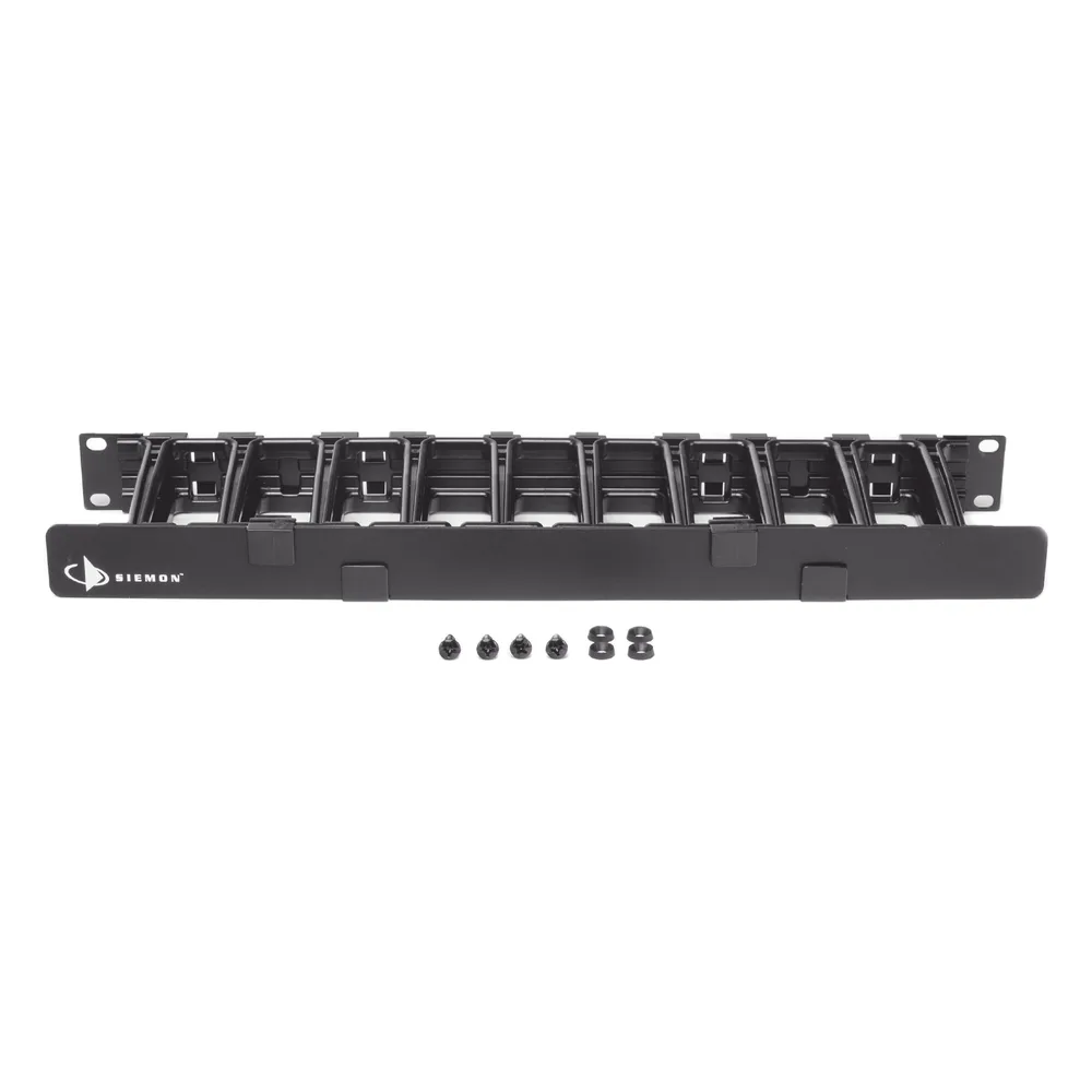 Organizador de Cable Horizontal RouteIT, Sencillo, Para Rack de 19in, 4in de profundidad, 1UR – vista 7