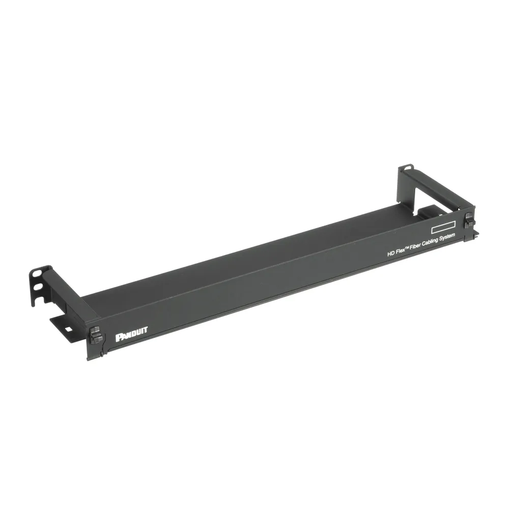 Organizador de Cables Frontal, para Panel de Fibra Óptica HD Flex, de 1 UR, Color Negro – vista 3