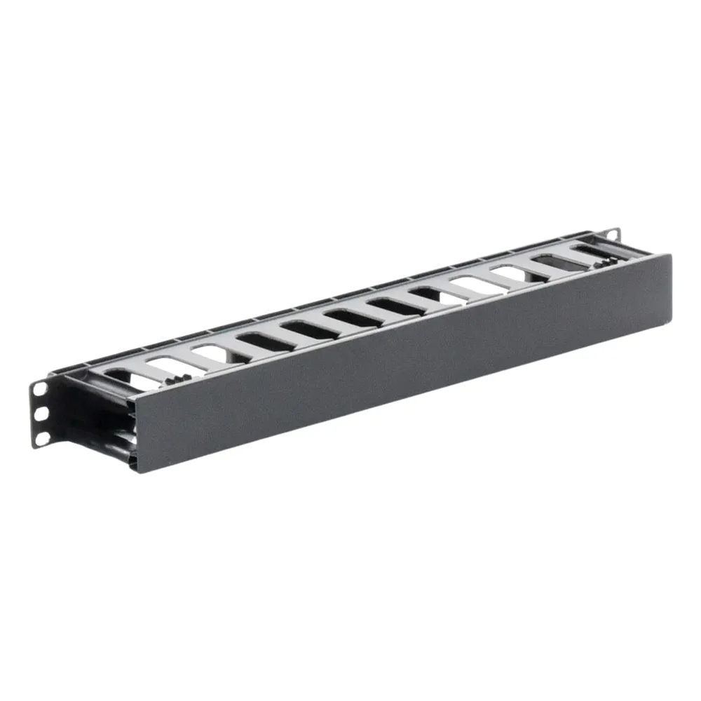 Organizador de Cables Horizontal de 1U para Rack de 19", Fabricado en Polímero Resistente a Deformaciones y Rayones – vista 4