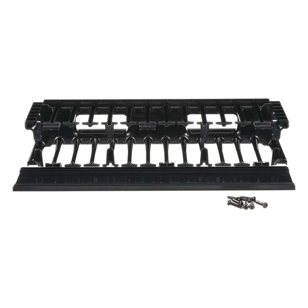 Organizador de Cables Horizontal NetManager de Alta Densidad, Sencillo (Solo Frontal), Para Rack de 19in, 2UR – vista 3