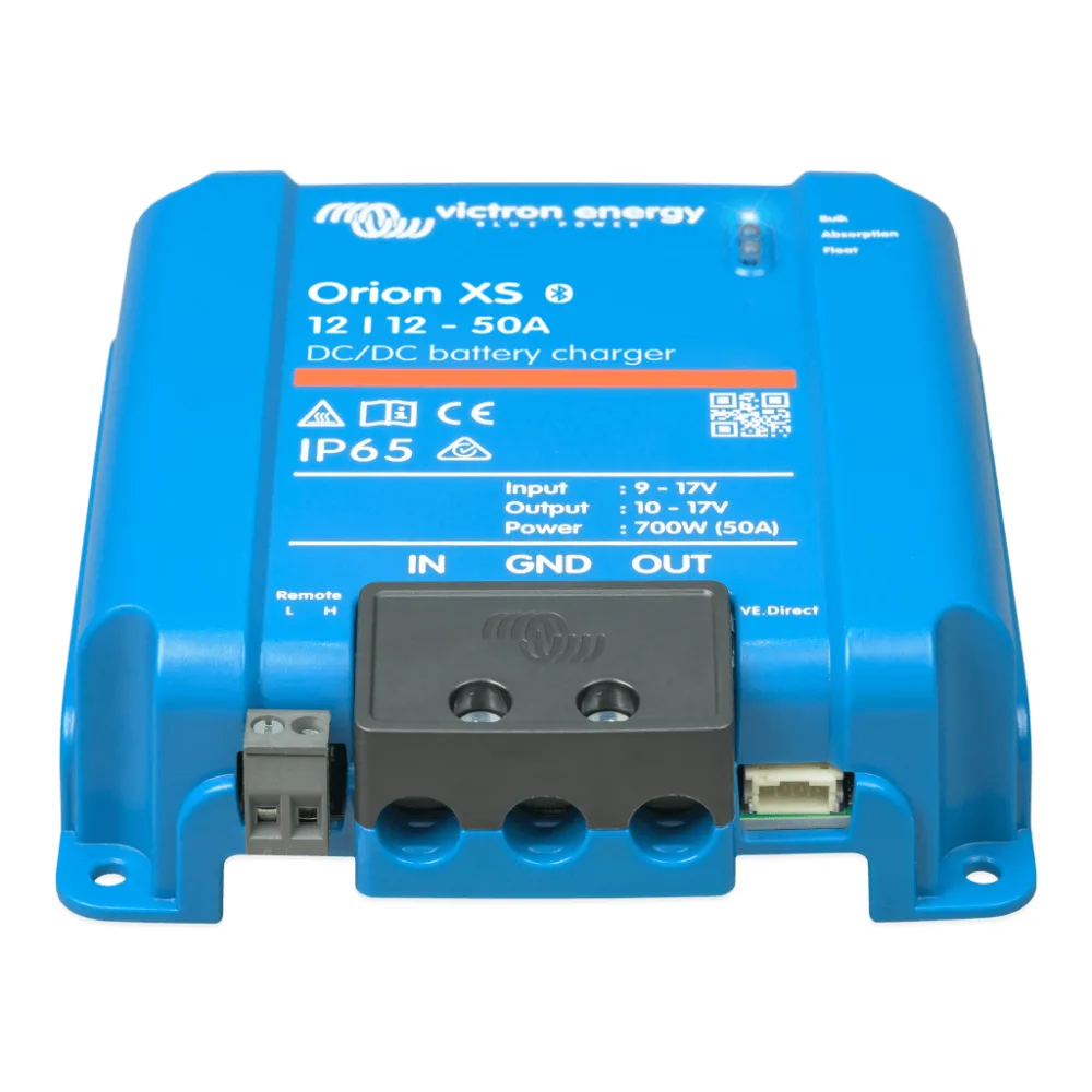 Orion XS 12/12-50 A / Cargador de Baterías CC-CC / 50 A 12 V / IP65 / Compatibilidad Alternador Inteligente / Para Bancos de Baterías de 500 Ah – vista 2
