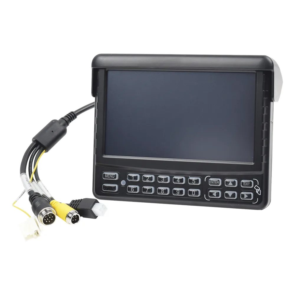 Panel de Control Dáctilar Multifuncional con Monitor de 7" / Soporta Audio de Dos Vías / Compatible con DVR´s Móviles XMR Epcom – vista 2