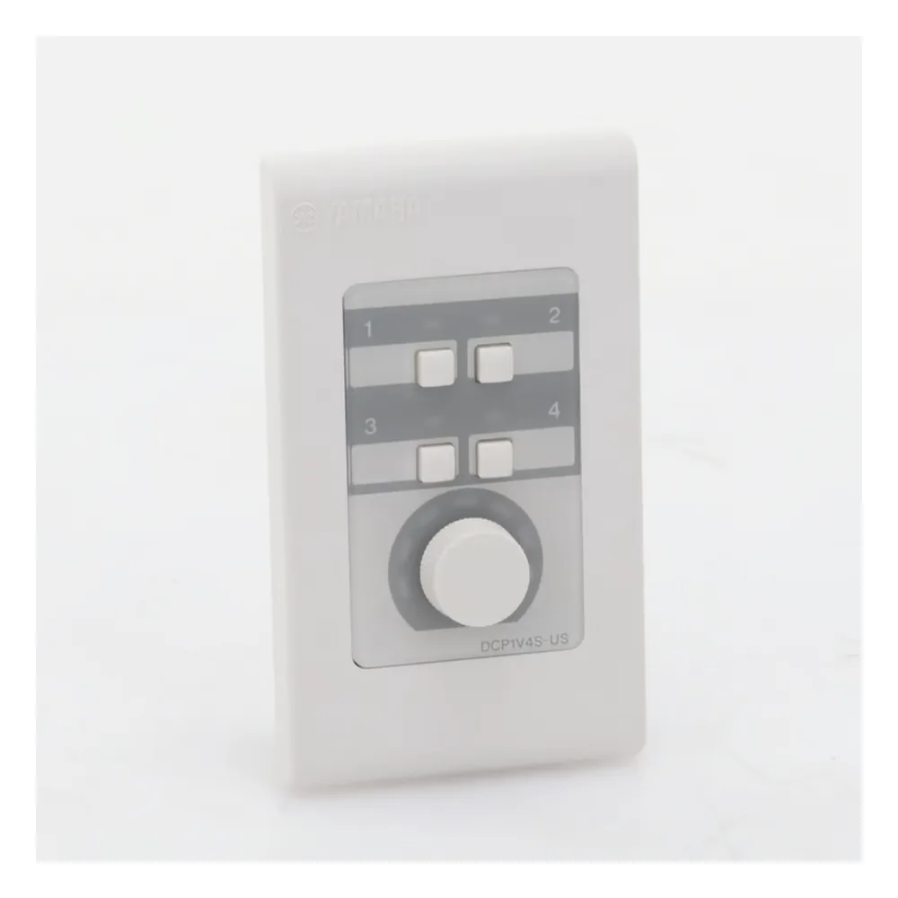 Panel de Control Digital | 1 Volumen | 4 Switches Configurables | Compatible con Procesadores Serie MA, PA, y MTX – vista 2