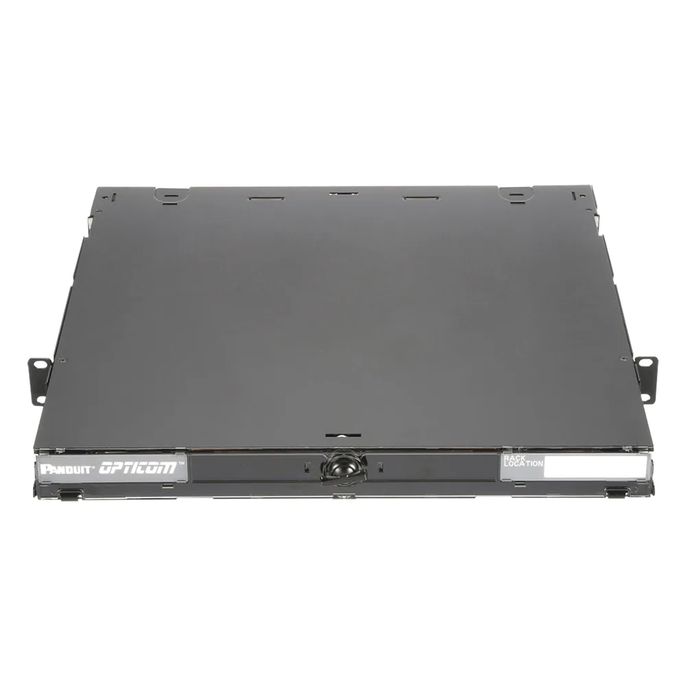 Panel de Distribución de Fibra Óptica, Acepta 4 Placas FAP o FMP, Bandeja Deslizable e Inclinable Hacia Abajo, Hasta 96 Fibras, Color Negro, 1UR – vista 7