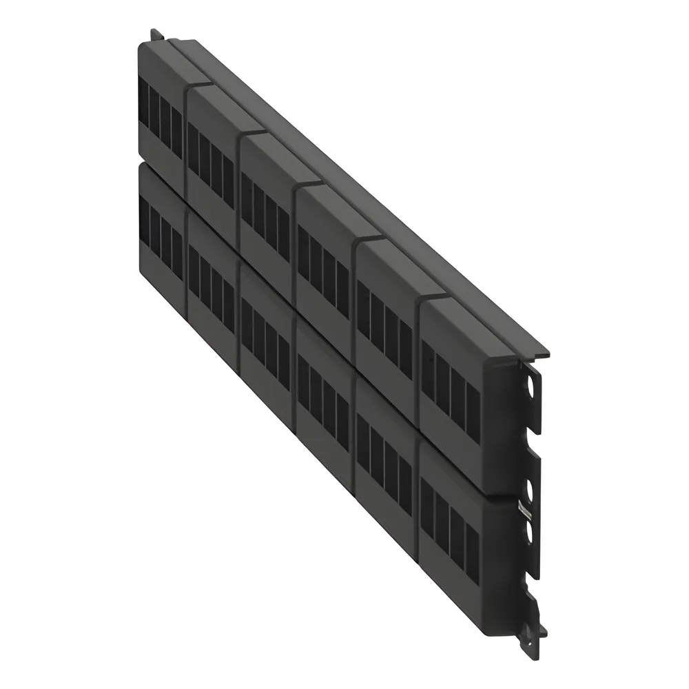 Panel de Parcheo Modular Keystone (Sin Conectores), de 48 Puertos, Identificación con Etiqueta Adhesiva, 2UR – vista 3