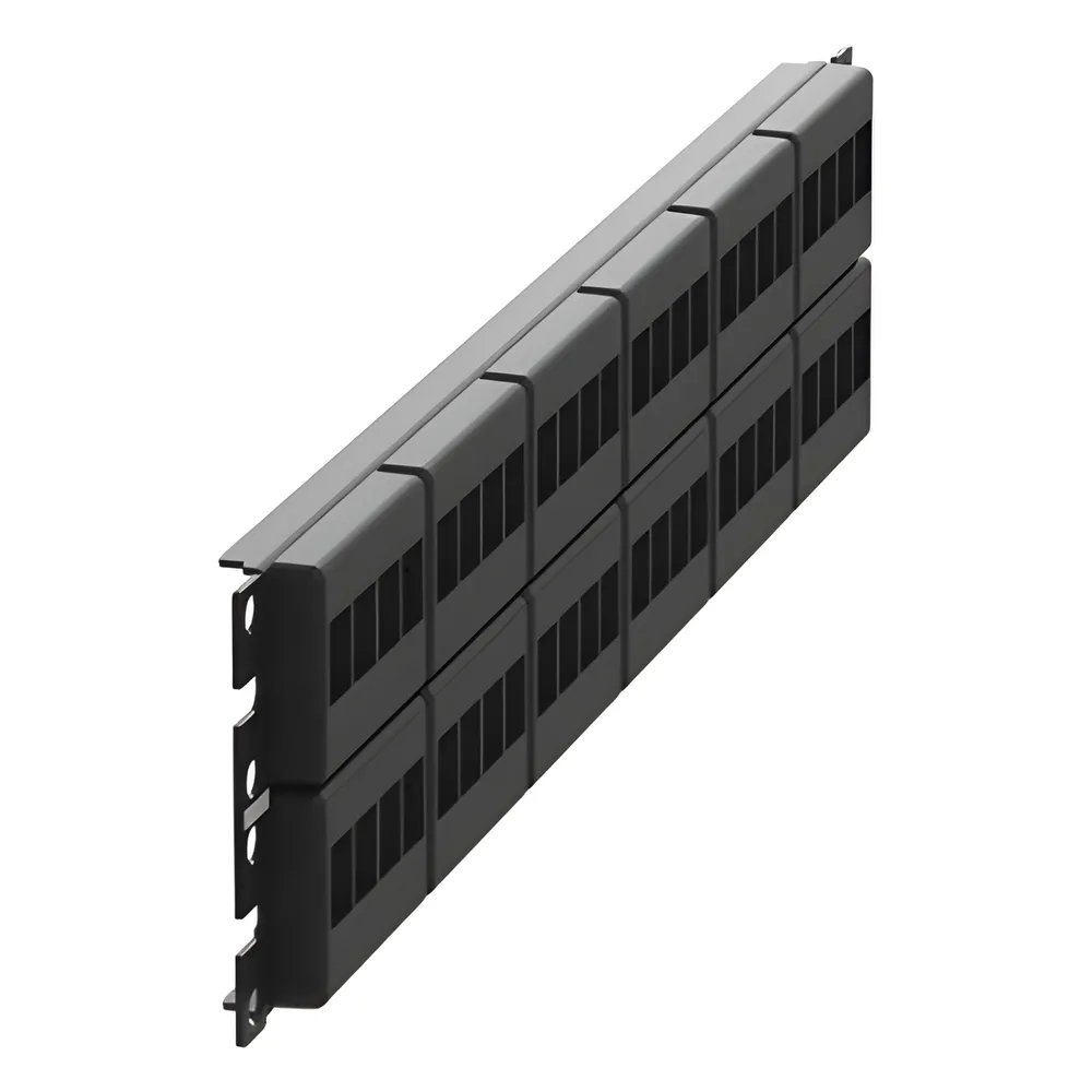 Panel de Parcheo Modular Keystone (Sin Conectores), de 48 Puertos, Identificación con Etiqueta Adhesiva, 2UR – vista 4