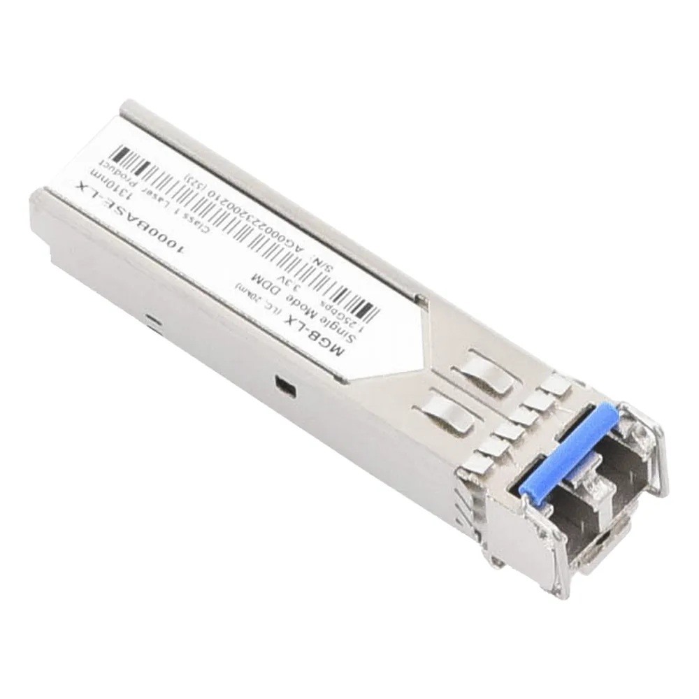 Paquete de 10 Piezas del Modelo (MGB-LX v2) del Transceptor mini-GBIC SFP 1G LC Duplex Para Fibra Monomodo de 20 Km – vista 4