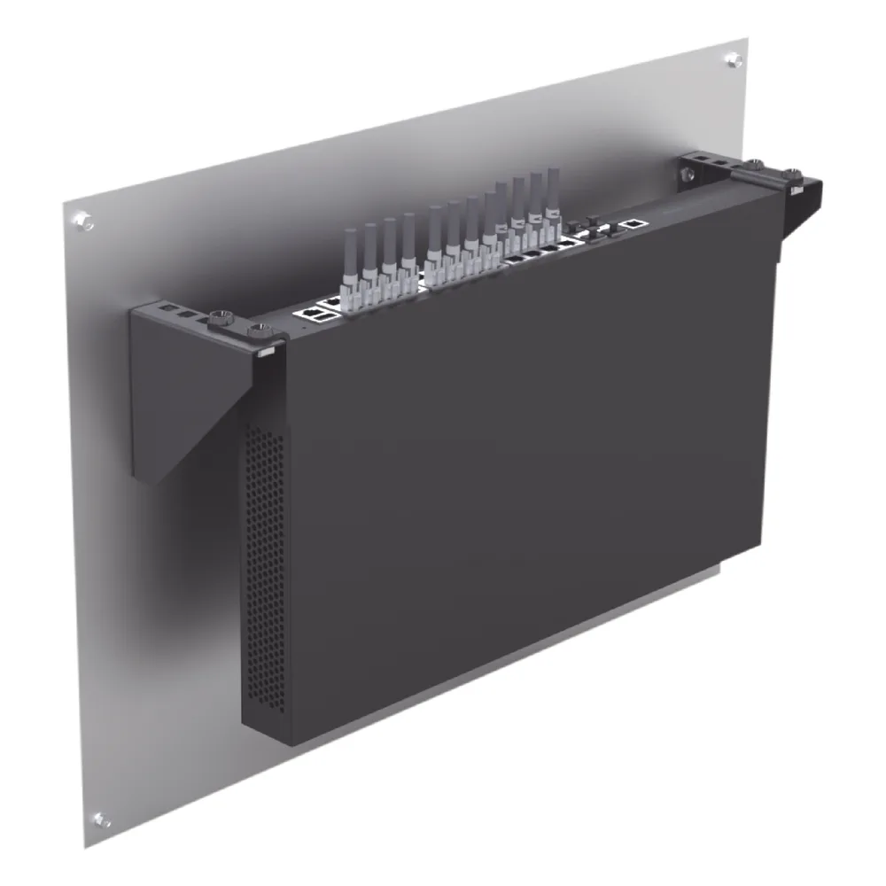 Par de Sujetadores para Instalación de Equipo Rackeable en Placa o Pared (hasta 2U), Puede soportar 10 Kg – vista 2