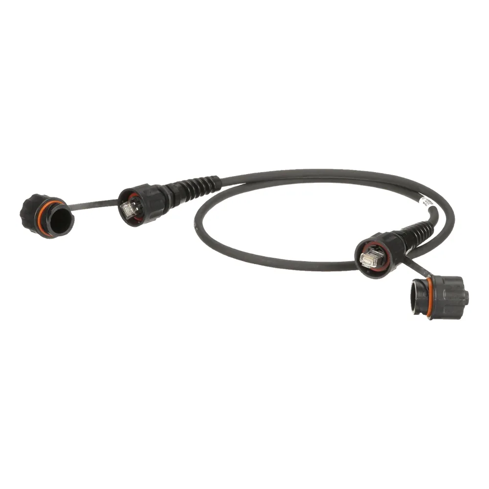 Patch Cord Cat6A IndustrialNet, Blindado S/FTP, Con Plug Industrial y Tapa en Cada Extremo, 1 Metro (3.28 Pies) – vista 3