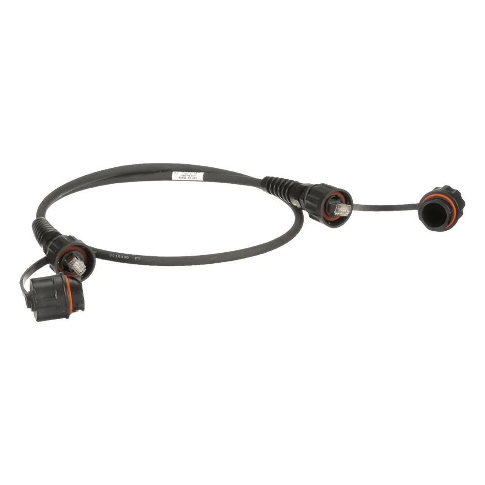 Patch Cord Cat6A IndustrialNet, Blindado S/FTP, Con Plug Industrial y Tapa en Cada Extremo, 10 Metros – vista 2