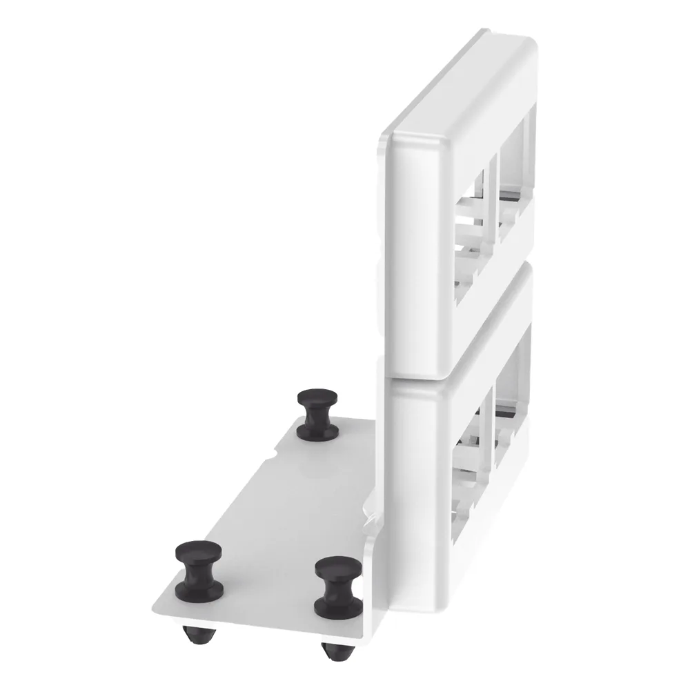 Patch Panel de 8 Puertos Mini-Com, Para Uso con Gabinetes Multipropósito, de Instalación a Presión, Color Blanco – vista 4