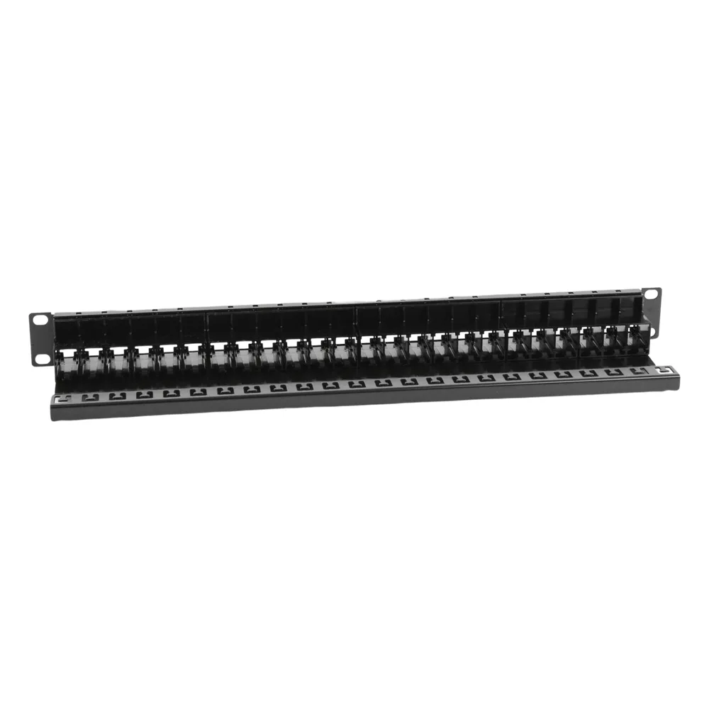 Patch Panel UTP Z-MAX de 24 Puertos, Precargado con Jacks Categoría 6, Plano, 1UR – vista 7