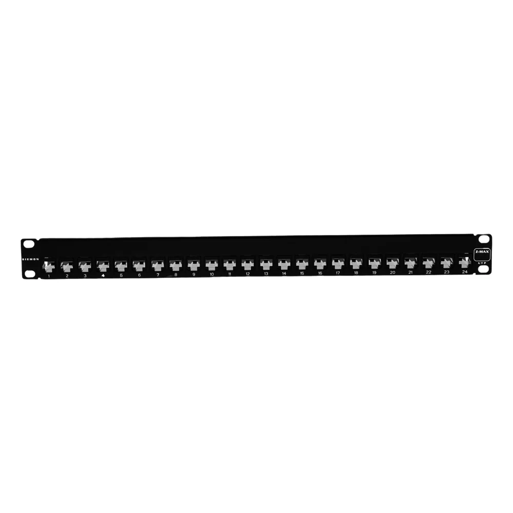 Patch Panel Z-Max, de 24 Puertos, Modular (Vacío), Plano, 1UR – vista 4