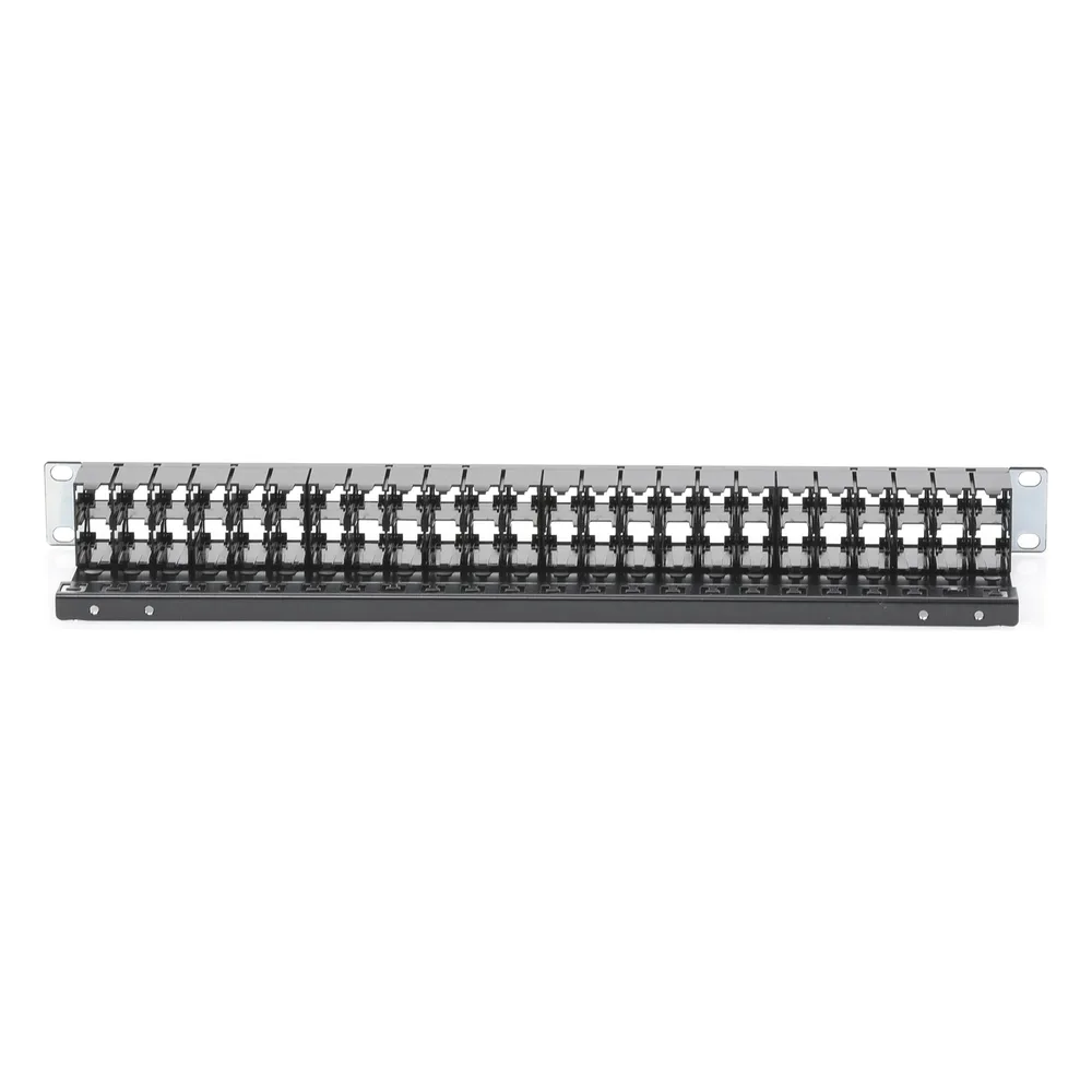 Patch Panel Z-Max de 48 Puertos, Blindado, Precargado con Jacks Categoría 6A, Plano, 1UR – vista 5