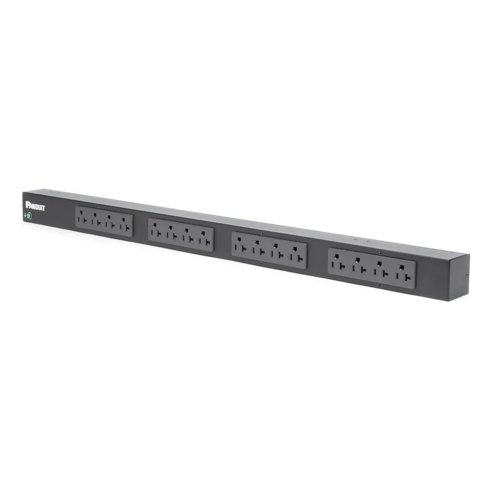 PDU Básico para Distribución de Energía, Enchufe de Entrada NEMA 5-20P, Con 16 Contactos NEMA 5-20R, de Instalación Vertical, 20 Amp, 120 Vca – vista 3