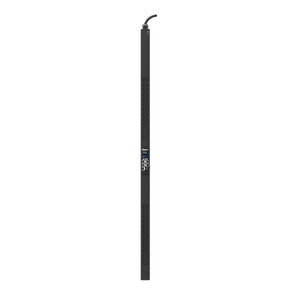 PDU ES2P Monitoreable (MI) para Distribución de Energía, Enchufe de Entrada NEMA L6-20P, Con 20 Salidas C13 y 4 C19, de Instalación Vertical, 208 Vca, 20 Amp – vista 2