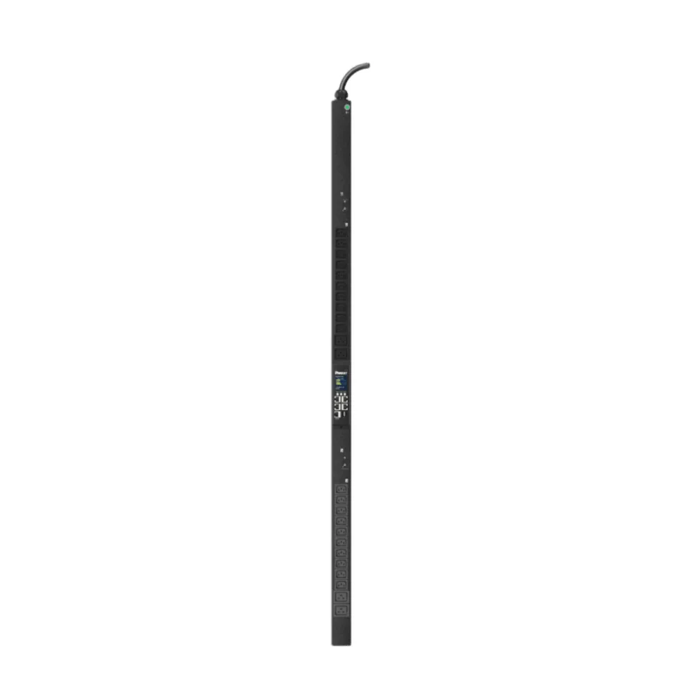 PDU ES2P Monitoreable (MI) para Distribución de Energía, Enchufe de Entrada NEMA L6-30P, Con 20 Salidas C13 y 4 C19, de Instalación Vertical, 208 Vca, 30 Amp – vista 2