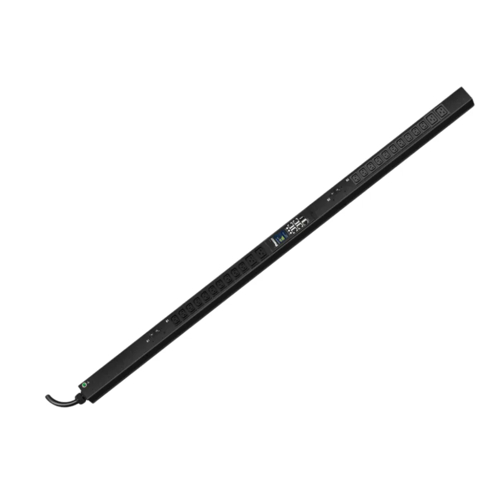 PDU ES2P Monitoreable (MI) para Distribución de Energía, Enchufe de Entrada NEMA L6-30P, Con 20 Salidas C13 y 4 C19, de Instalación Vertical, 208 Vca, 30 Amp – vista 3