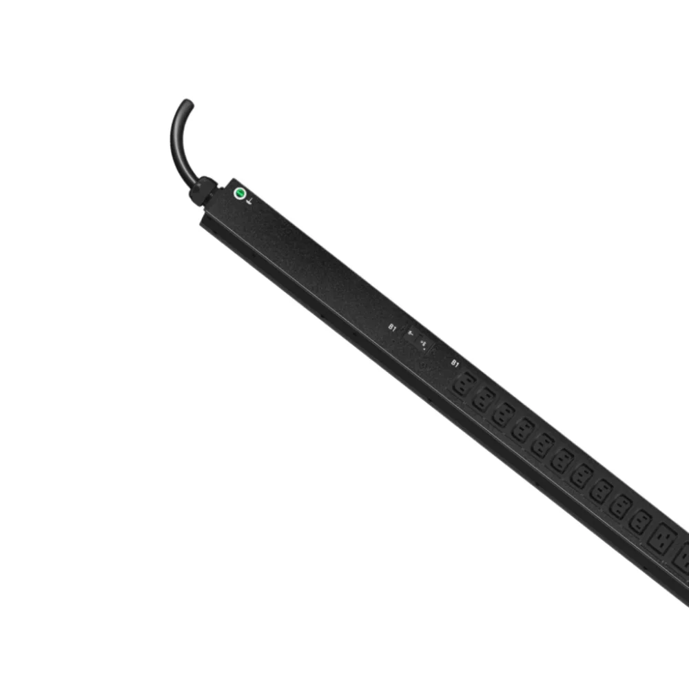 PDU ES2P Monitoreable (MI) para Distribución de Energía, Enchufe de Entrada NEMA L6-30P, Con 20 Salidas C13 y 4 C19, de Instalación Vertical, 208 Vca, 30 Amp – vista 4