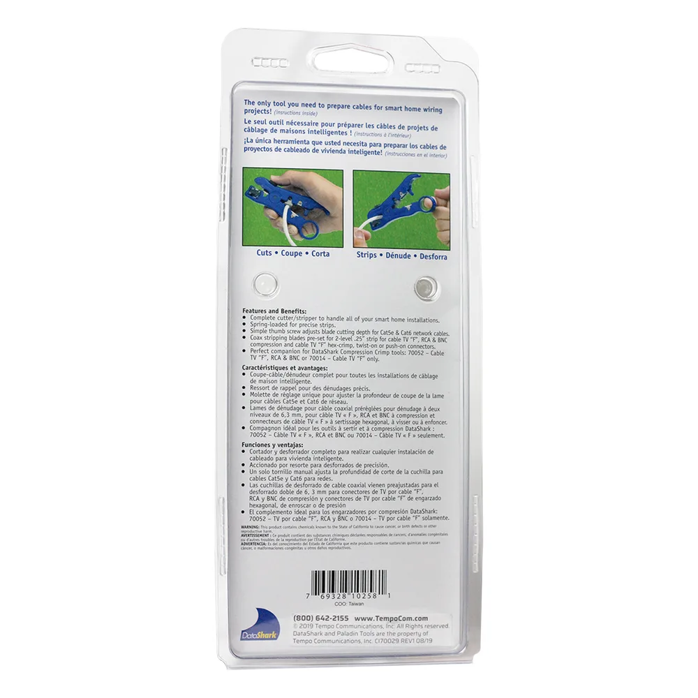 Peladora para Cable UTP/Coaxial con Cortador – vista 6