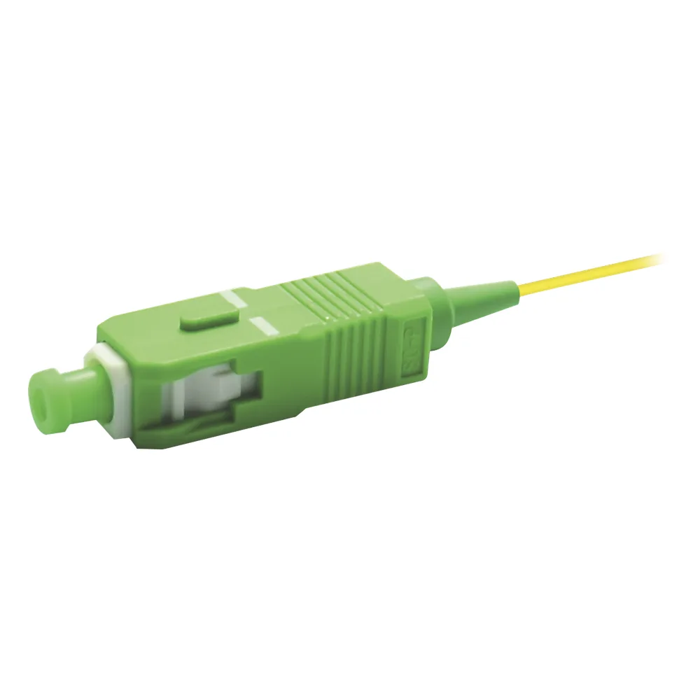 Pigtail de Fibra Óptica Monomodo SC/APC, Simplex de 2 Metros (6.56 Pies)