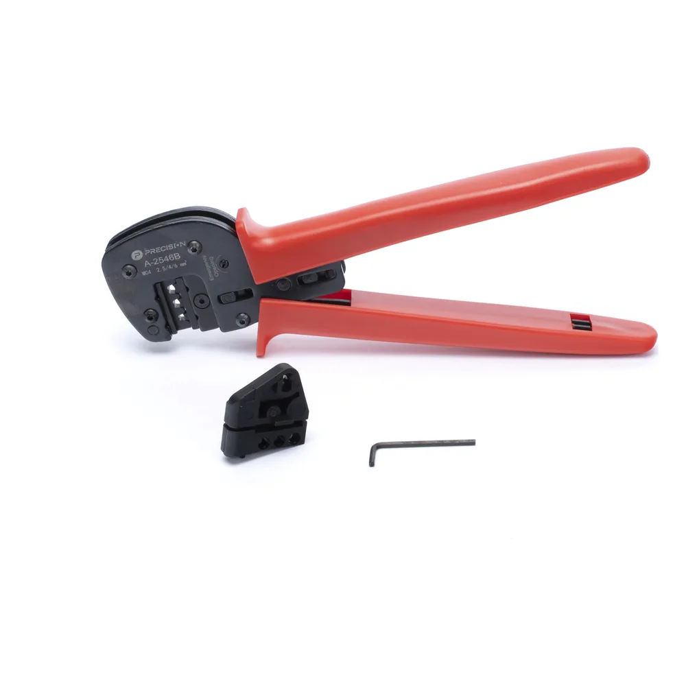 Pinza para Ponchar / Crimpar terminales de Conectores MC4 para paneles solares. – vista 4