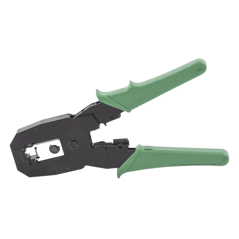 Pinzas para plegar (Ponchadoras) cables RJ11, RJ12, RJ45 telefónicos y cables de red Cat5e, Cat6, Cat6a y con Cavidades para 4, 6 y 8 conductores. – vista 2