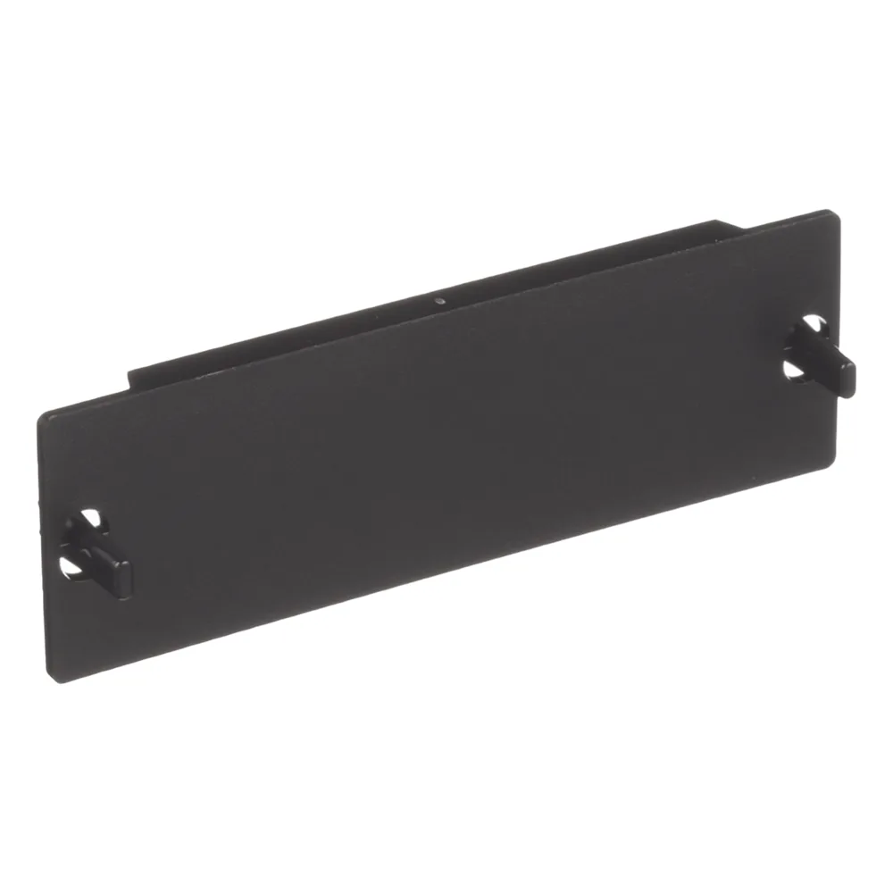 Placa Ciega FAP, Para Reservar Espacio de Uso Futuro en Paneles de Fibra Óptica, Color Negro – vista 3