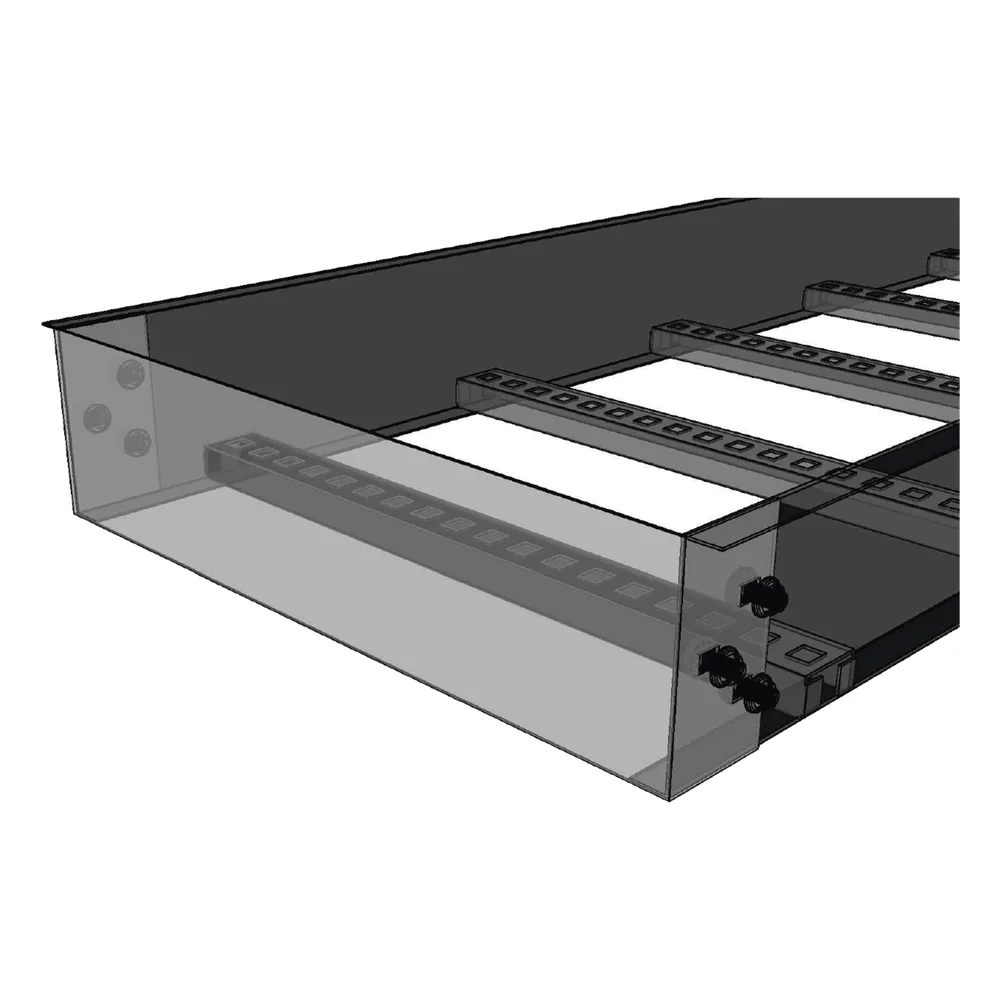 Placa de Cierre para Escalera de Aluminio / Peralte 3 1/4" / Ancho 12" / Incluye Tornillería (CHPCE314X12AK) – vista 2