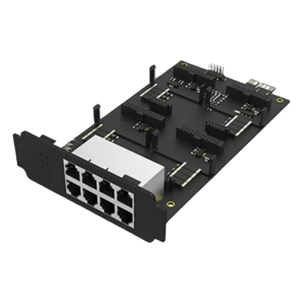 Placa de Expansión para PBX Yeastar / 8 Puertos RJ11 y 4 Slots Modulares / Compatible P560 y P570