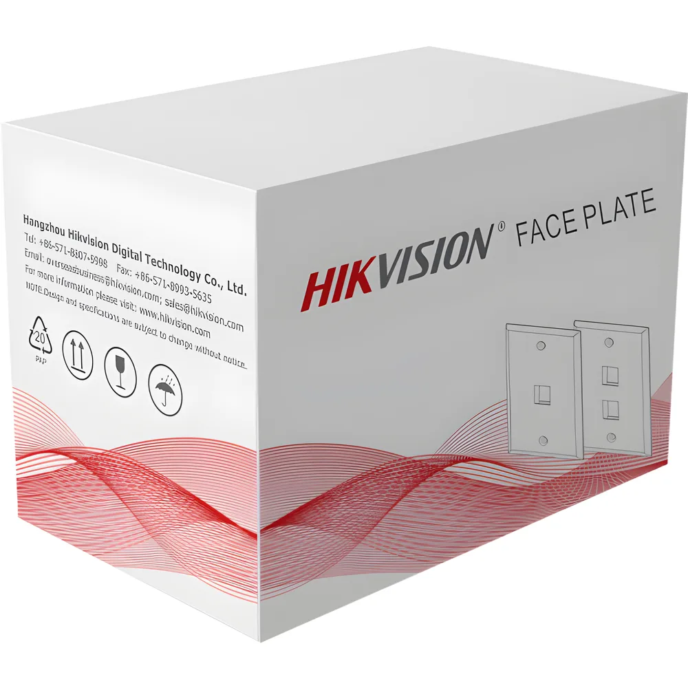 Placa de Pared (Face Plate) / 2 Puertos / Color Blanco / Caja con 20 Piezas / ABS – vista 4