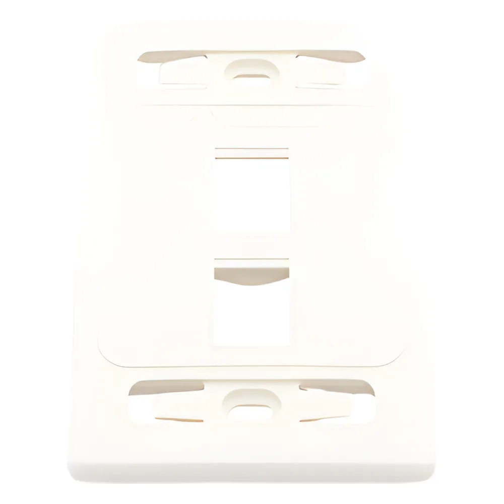 Placa de Pared Modular 10G MAX de 2 Salidas, Color Blanco – vista 5