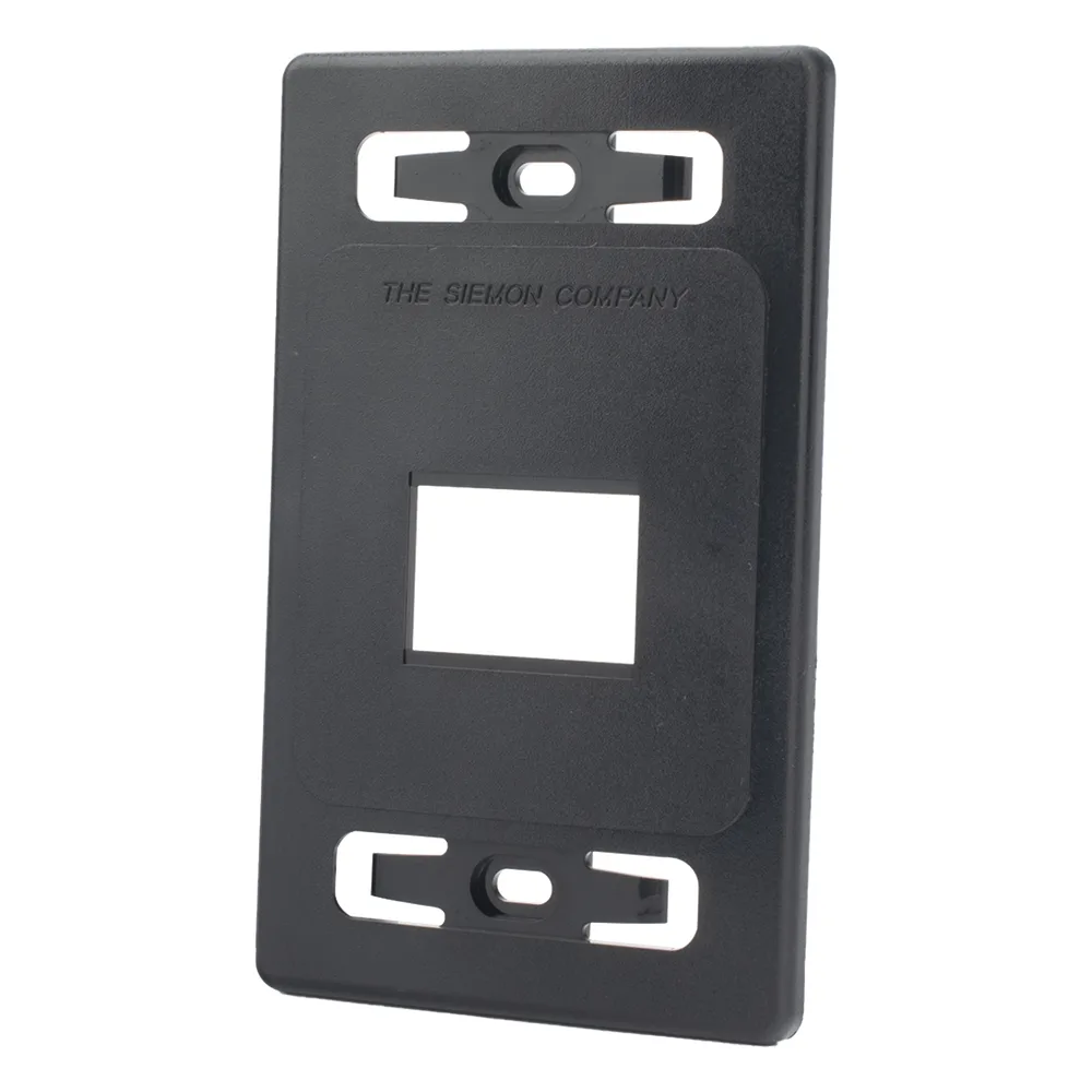 Placa de Pared Modular MAX, de 2 Salida, Color Negro – vista 3