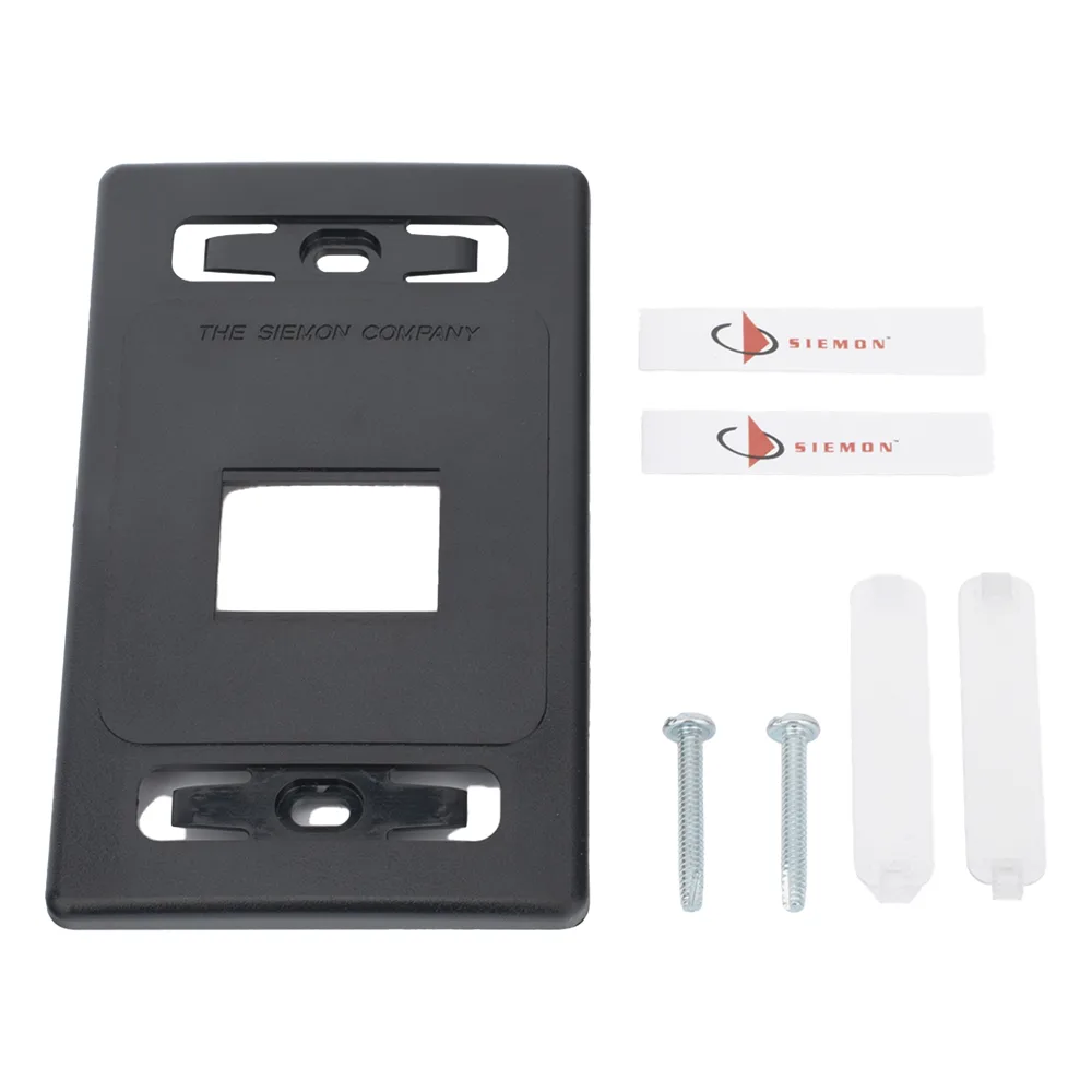 Placa de Pared Modular MAX, de 2 Salida, Color Negro – vista 4