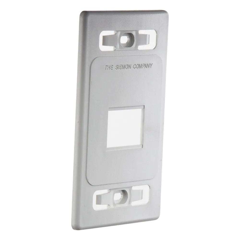 Placa de Pared Modular MAX, de 2 Salidas, Color Blanco – vista 3
