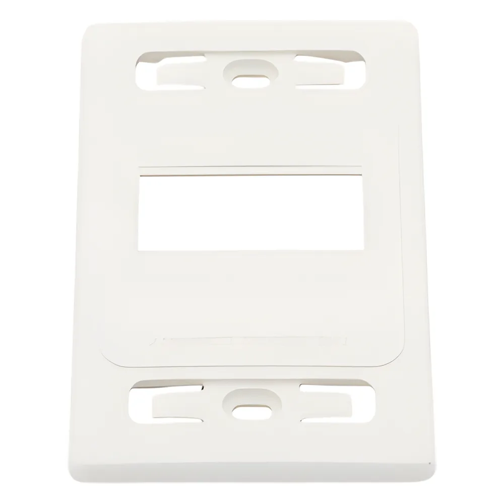 Placa de Pared Modular MAX, de 4 Salidas, Color Blanco, Versión Bulk (Sin Empaque Individual) – vista 3