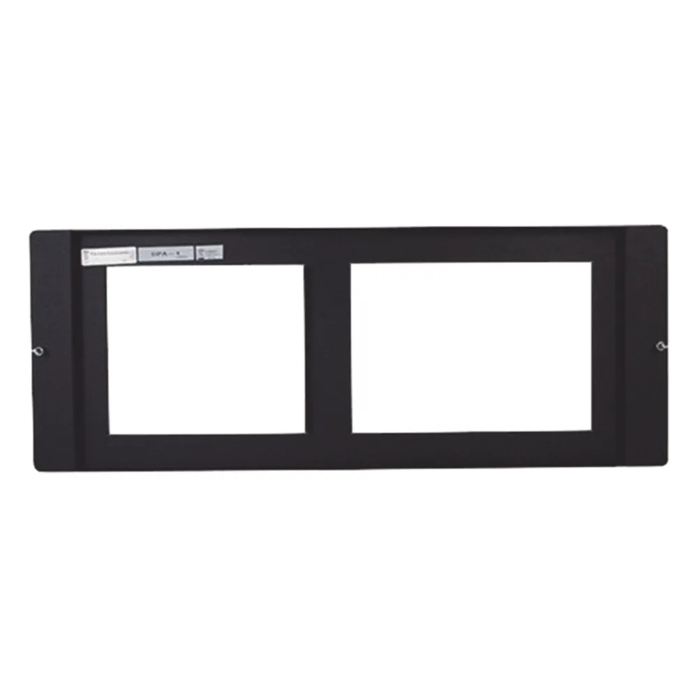 Placa de vestidura para chasis CA-1 con DVC-EM, DVC-KD y micrófono CMIC-1, en gabinetes NOTIFIER serie CAB-4