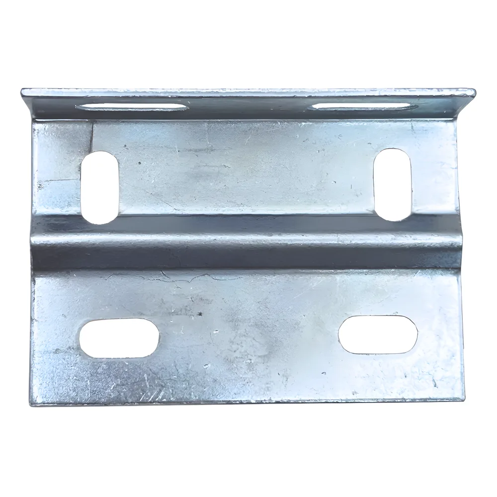 Placa Salida a Tubo, con acabado Electro Zinc – vista 3